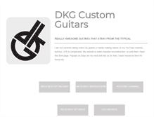 Tablet Screenshot of dkg-custom.com